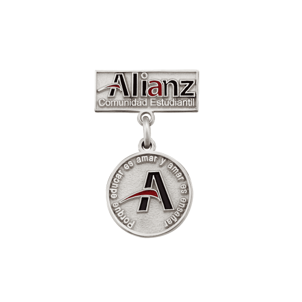 Medalla 22mm con placa