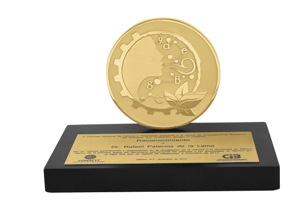 Reconocimiento con moneda de 100mm