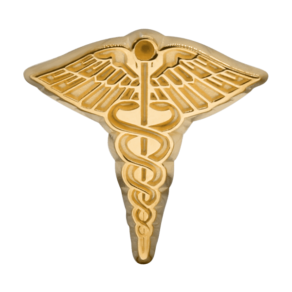 FISTOL CADUCEO MEDICINA RECORTADO