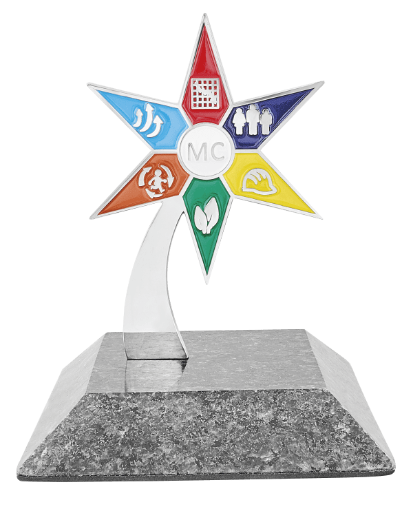 Reconocimiento con moneda de 100 mm